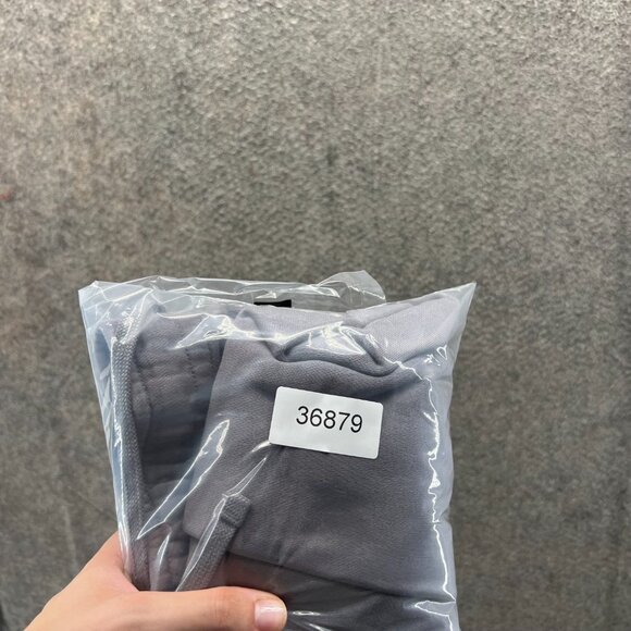 Nike Club Fleece Shorts Men Large Gray Cotton Blend Drawstring Athletic Lounge - Picture 9 of 10